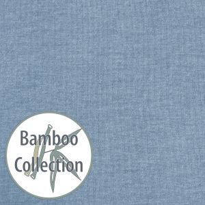 Bezug für den Bambusmond | 154 Melange blau-grau