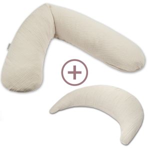Bundle: Original Theraline + Musselinmond | Musselin | 192 Sandbeige