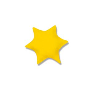 Kirschkernkissen Stern | Ø 25 cm | 21 Uni Sonnengelb